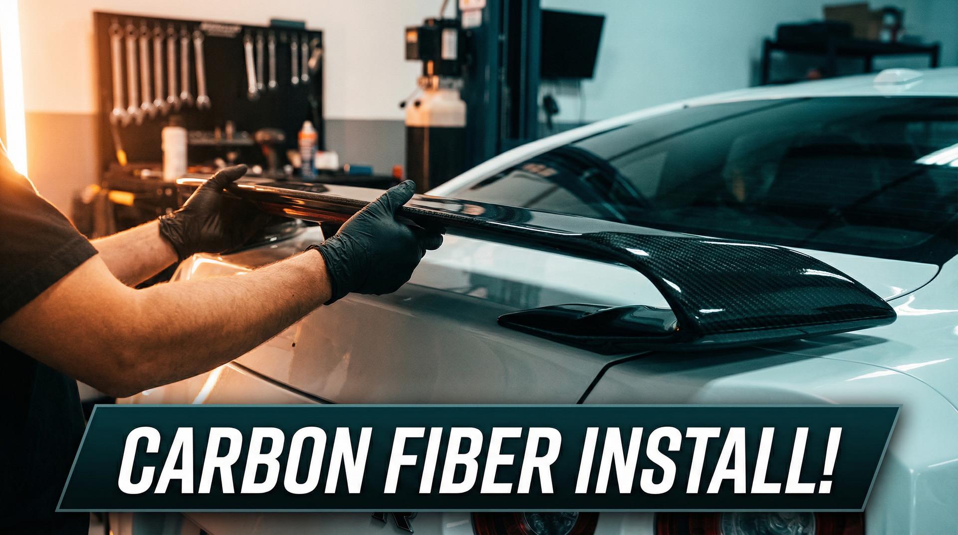 他他GV视频碳纤维尾翼改装视频教程